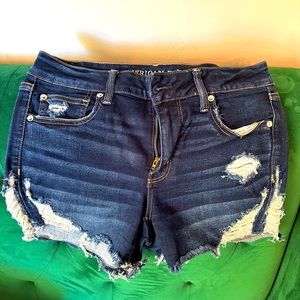 American Eagle next level stretch distressed Jean short